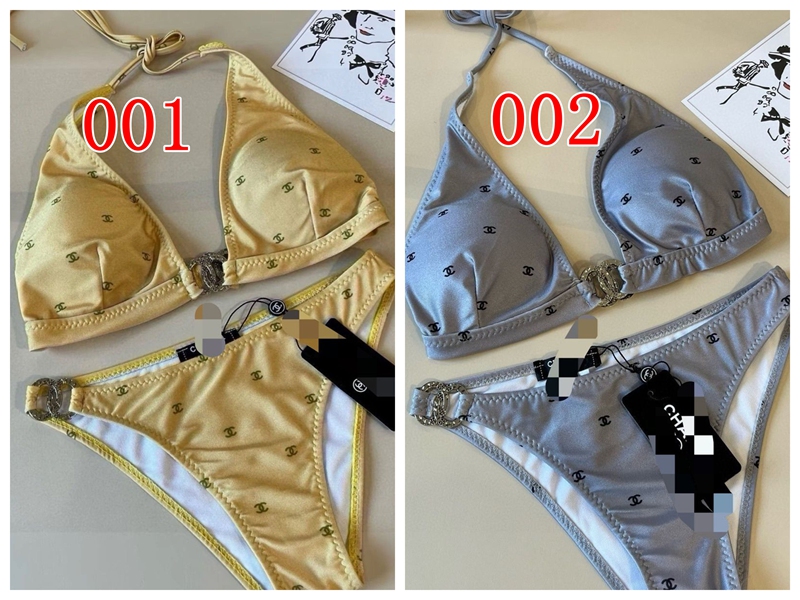 シャネル女性用ビキニ上下セット