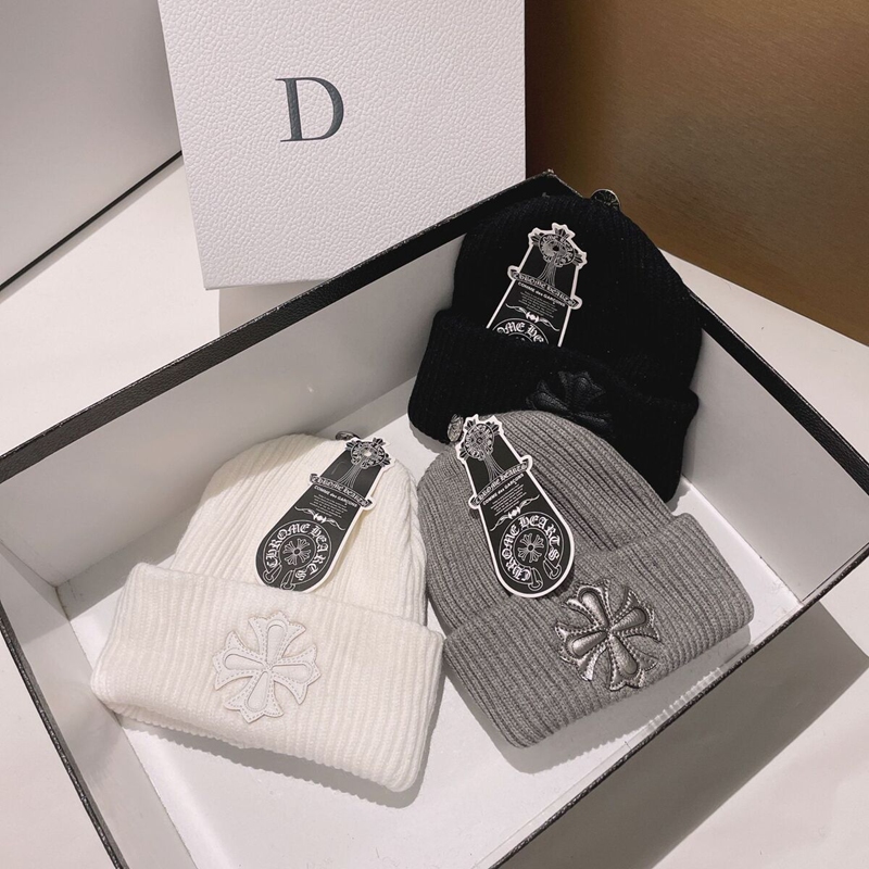 Chrome Heartsニット帽 レディース