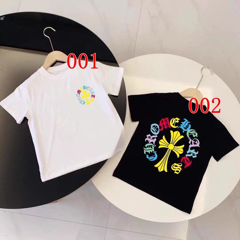 ブランドChrome Heartsキッズ半袖tシャツ