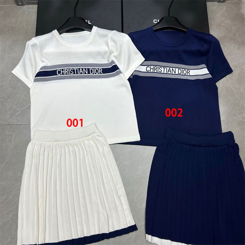 ディオール夏ニットtシャツ