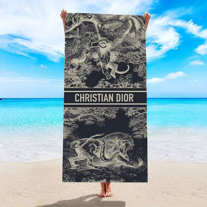 ハイブランドDior ビーチタオル