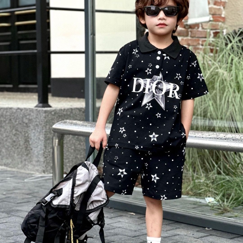 ブランド ディオールボーイズ夏服セットアップ
