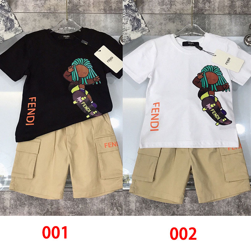 フェンディブランド子供服 セットアップ