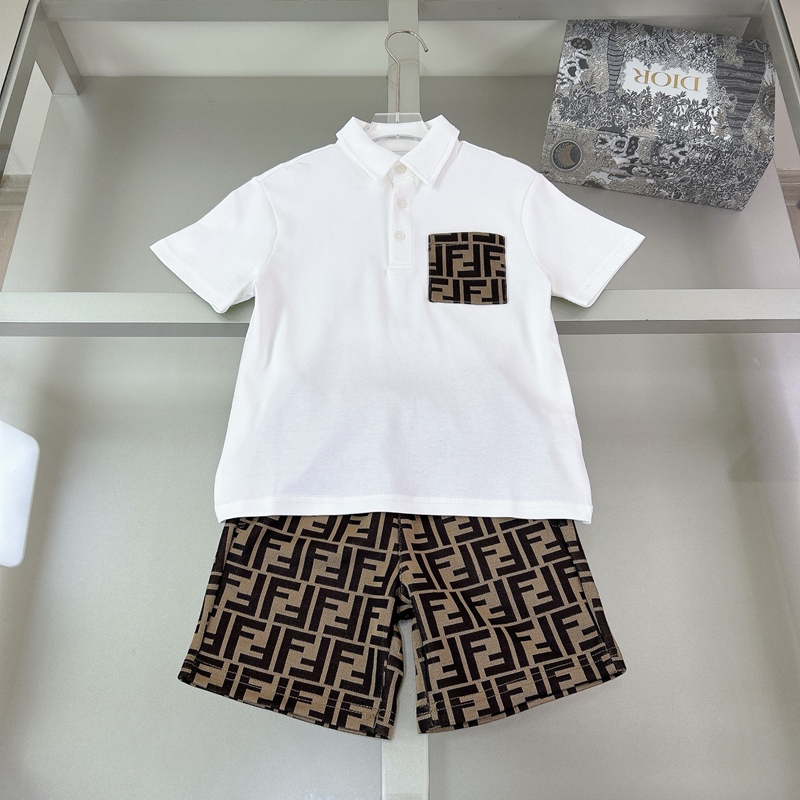 フェンディブランド子供服セットアップ