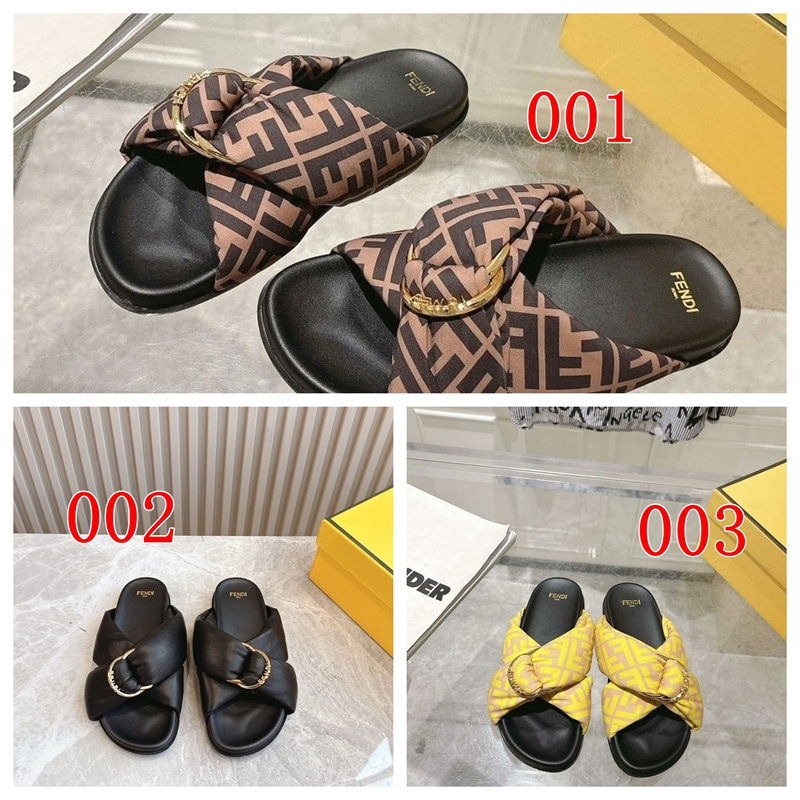 フェンディクロススリッパ