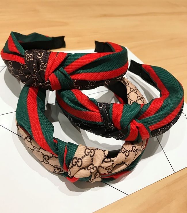 GUCCI  へアバンド カチューシャ グッチ リボン 蝶結び 可愛い