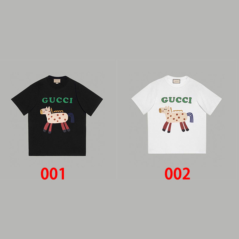 ハイブランドグッチ半袖tシャツ男女兼用