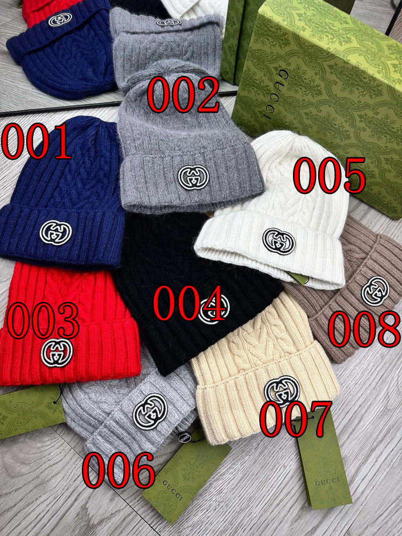 グッチニット帽 ファッション