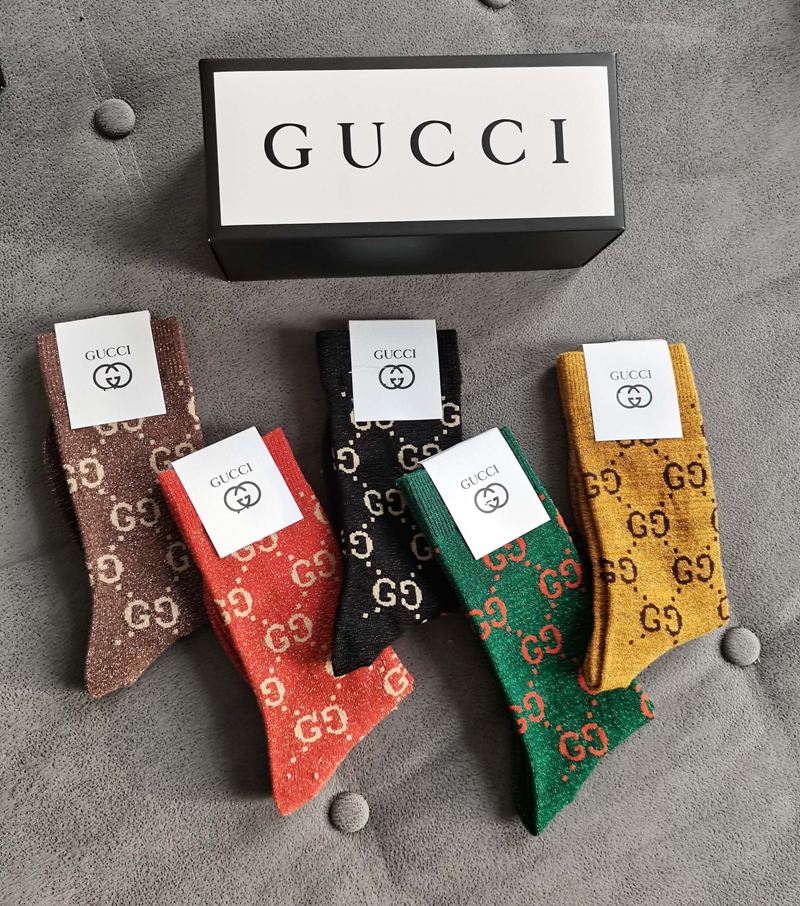 Gucci グッチハイブランド ソックス 綿製