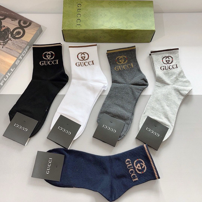 Gucci グッチハイブランド ソックス 綿製靴下