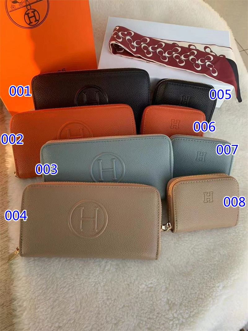 ハイブランド Hermes 財布 カードバッグ 長財布 