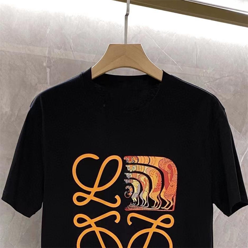 Loewe ブランド 綿Tシャツ 上着 ブラウス 柔らかい 