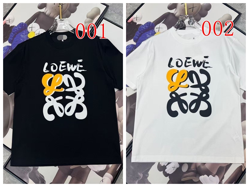 ブランドロエベ男女tシャツカットソー
