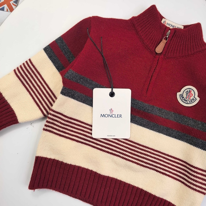 Moncler幼児男の子ニットセーター