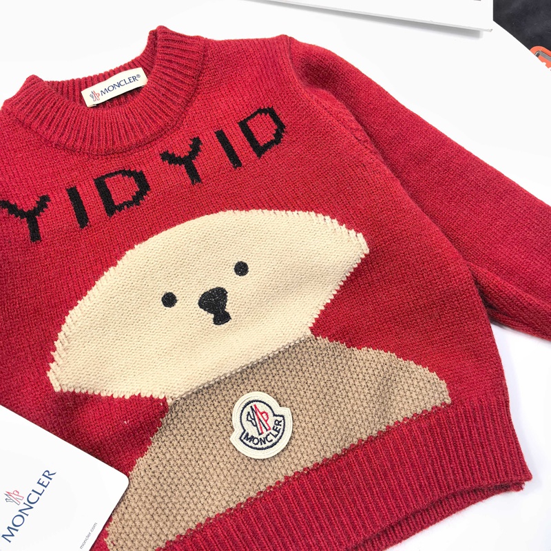 モンクレール子供ニットトップス
