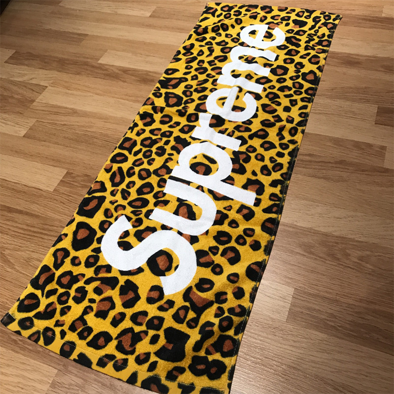 Supreme シュプリームメンズフェイスタオル 運動タオルハイブランドシャワータオル 大幅 吸水タオル