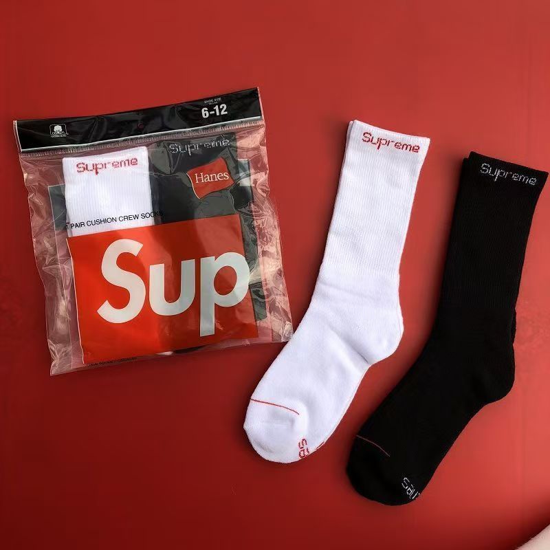 Supreme コットン 靴下 メンズ 通気性